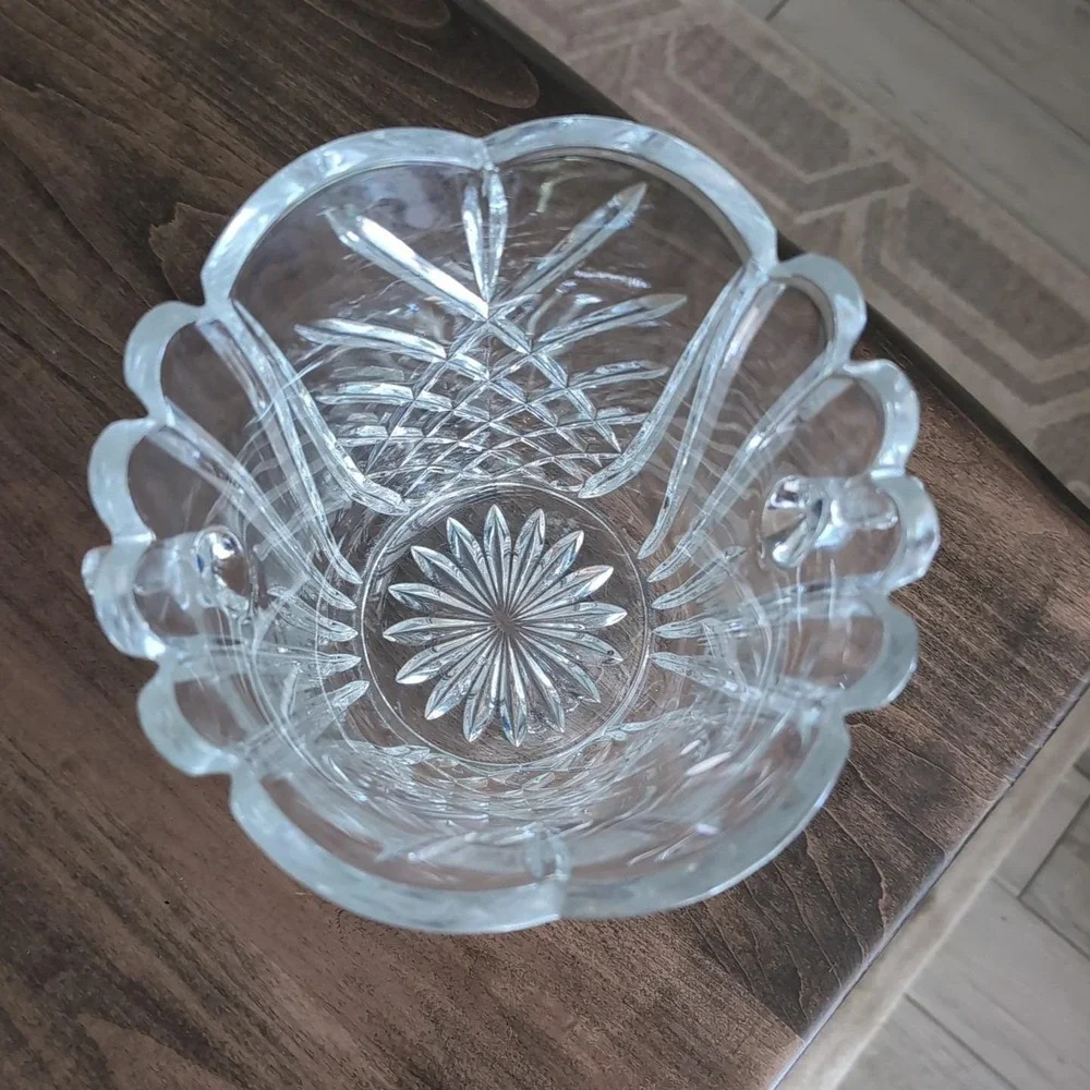 Vintage Towle Imperial Crystal 24% Lead Crystal Wine Chiller Ice Bucket Slovakia